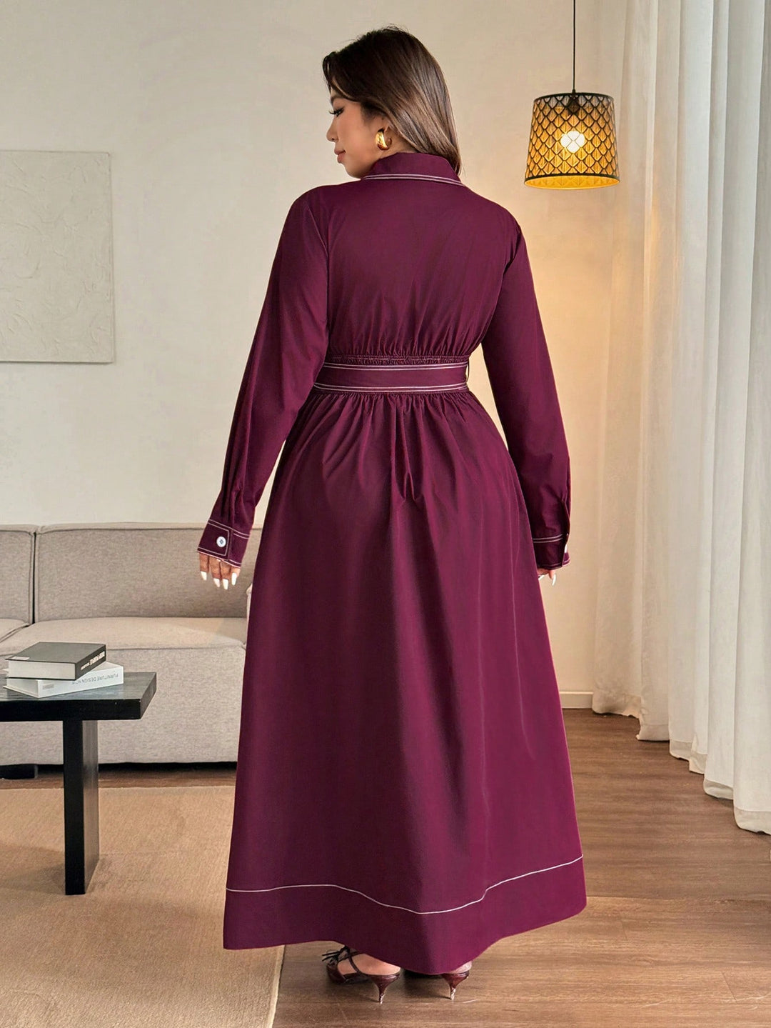 Rochie SHEIN, vișiniu