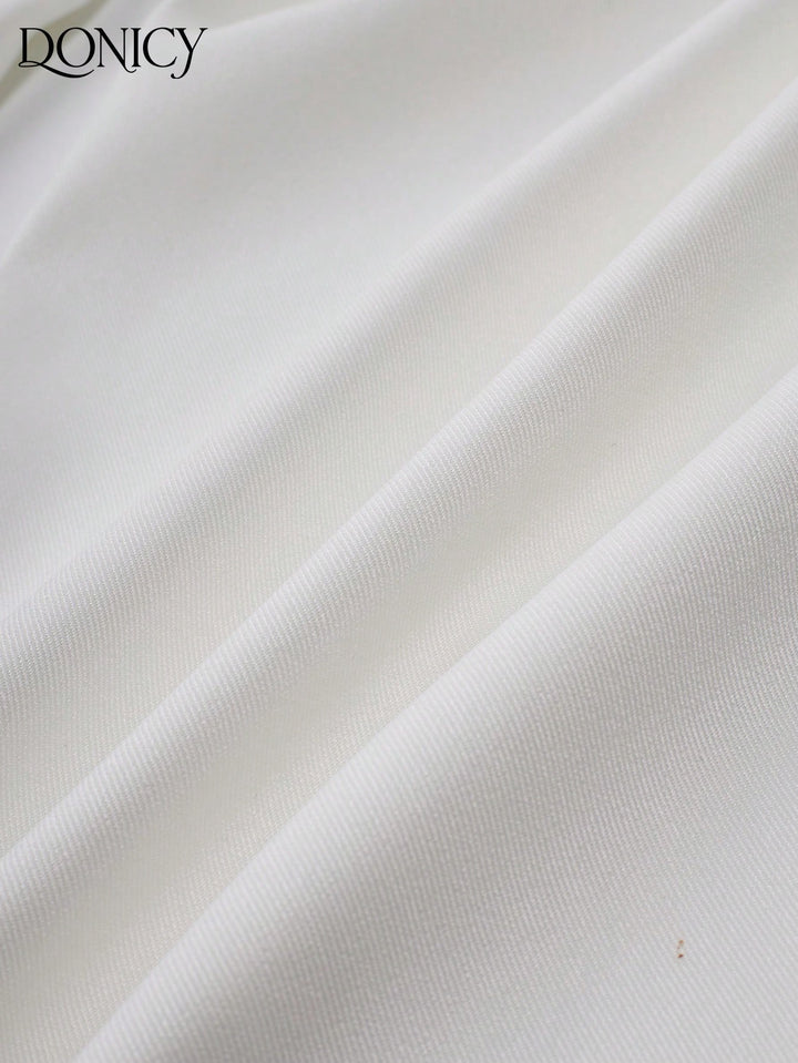 Pantaloni SHEIN, alb