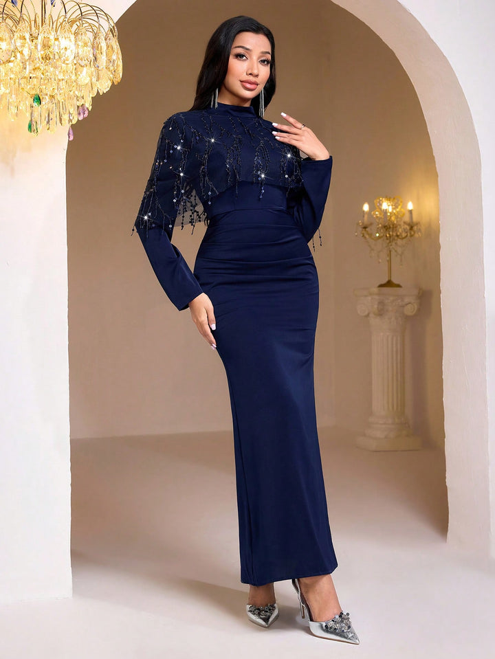 Rochie maxi SHEIN, albastru