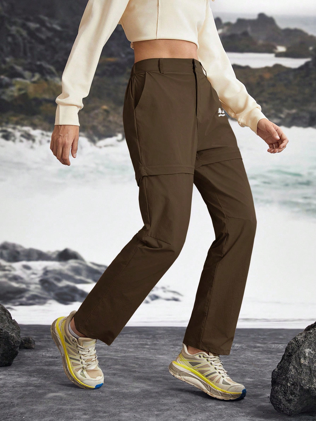 Pantaloni SHEIN, kaki