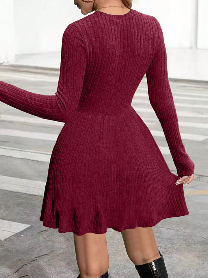 Rochie scurtă SHEIN, vișiniu