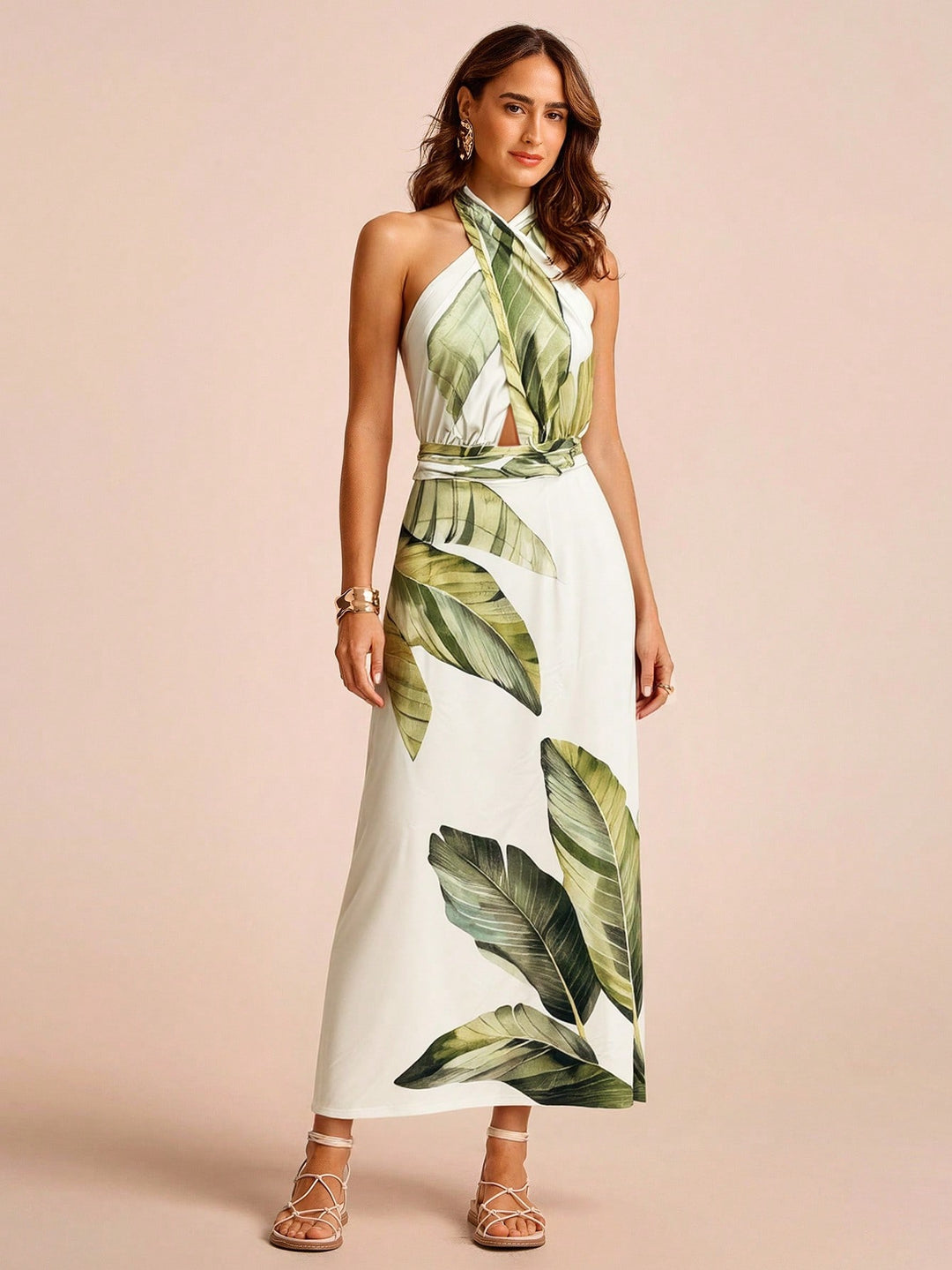 Rochie maxi SHEIN, portocaliu