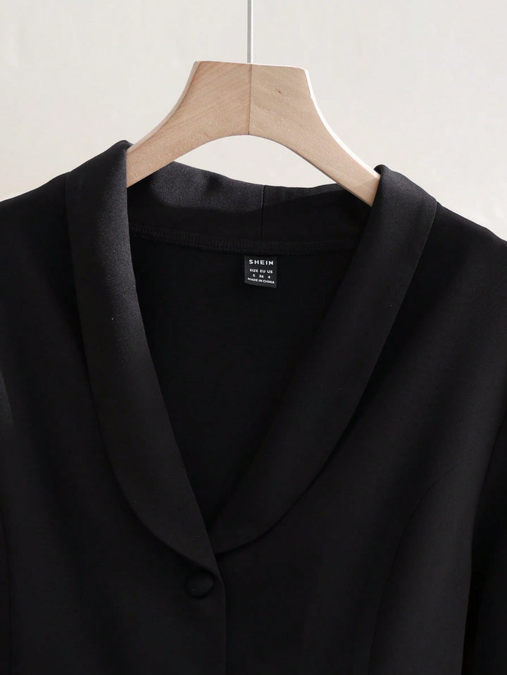 Rochie midi SHEIN, negru