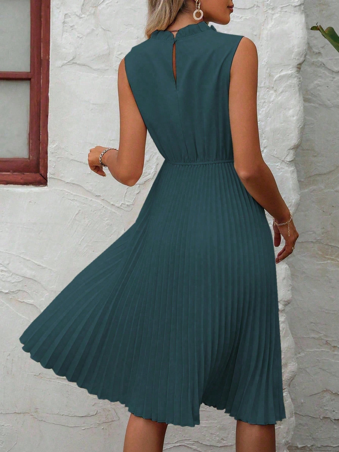 Rochie midi SHEIN, verde