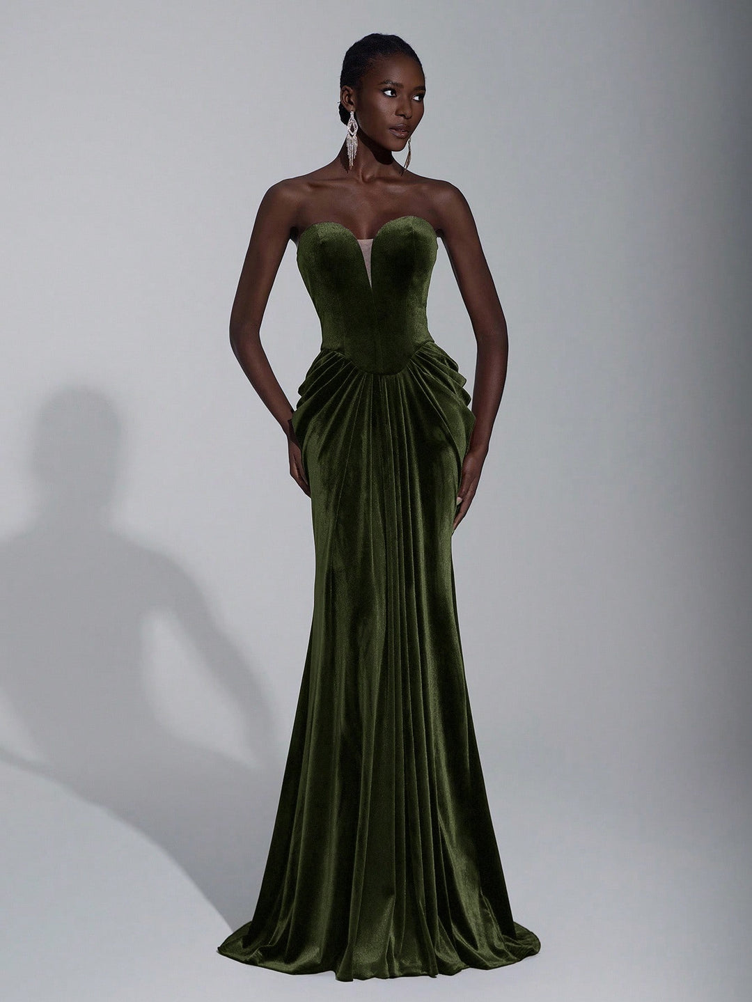 Rochie SHEIN, kaki