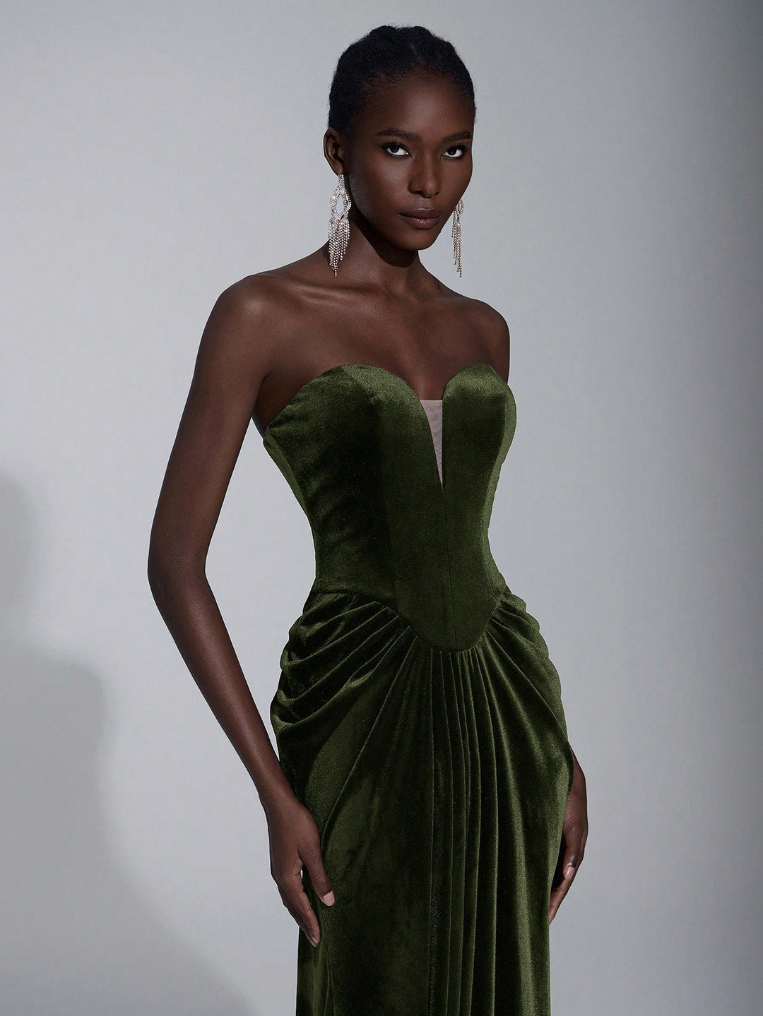 Rochie SHEIN, kaki