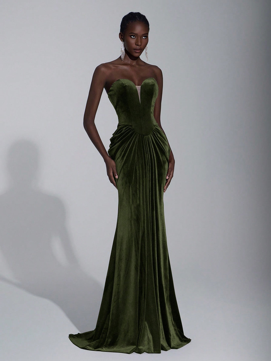 Rochie SHEIN, kaki