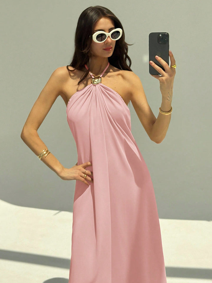 Rochie maxi SHEIN, roz
