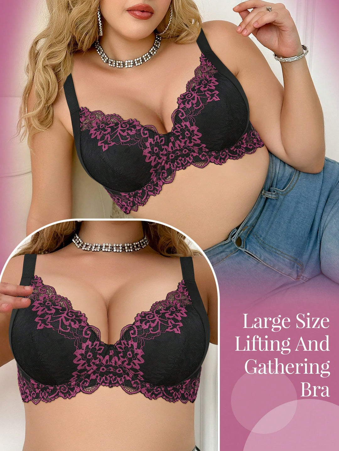 Sutien SHEIN, mix culori