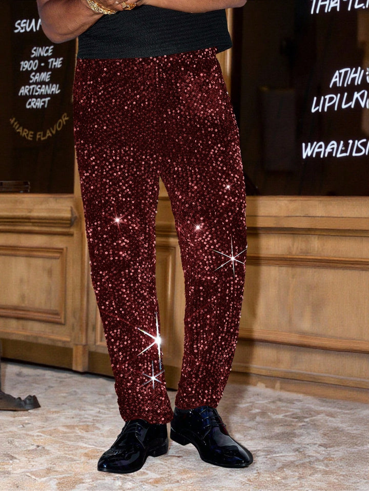 Pantaloni SHEIN, roșu