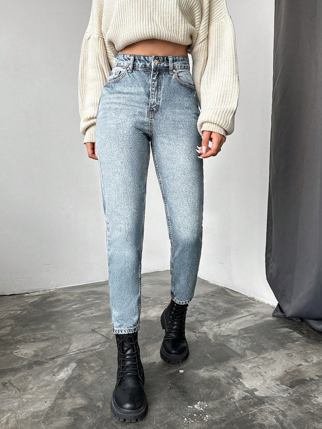 Jeans SHEIN, albastru