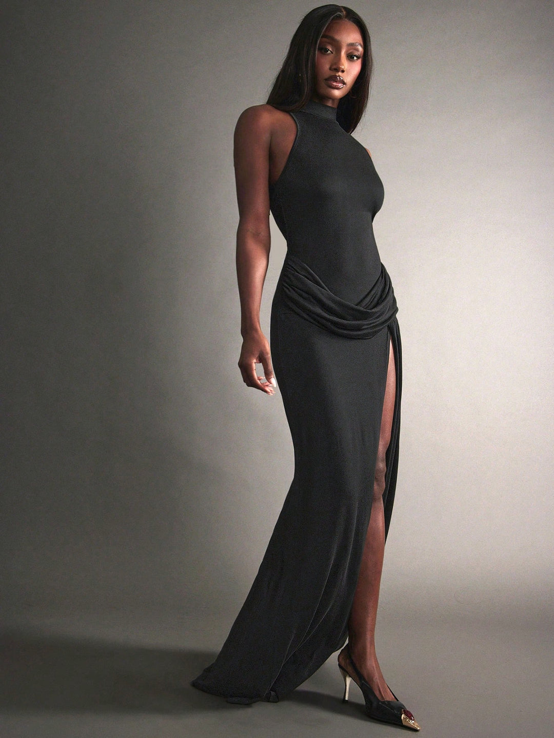 Rochie maxi SHEIN, negru