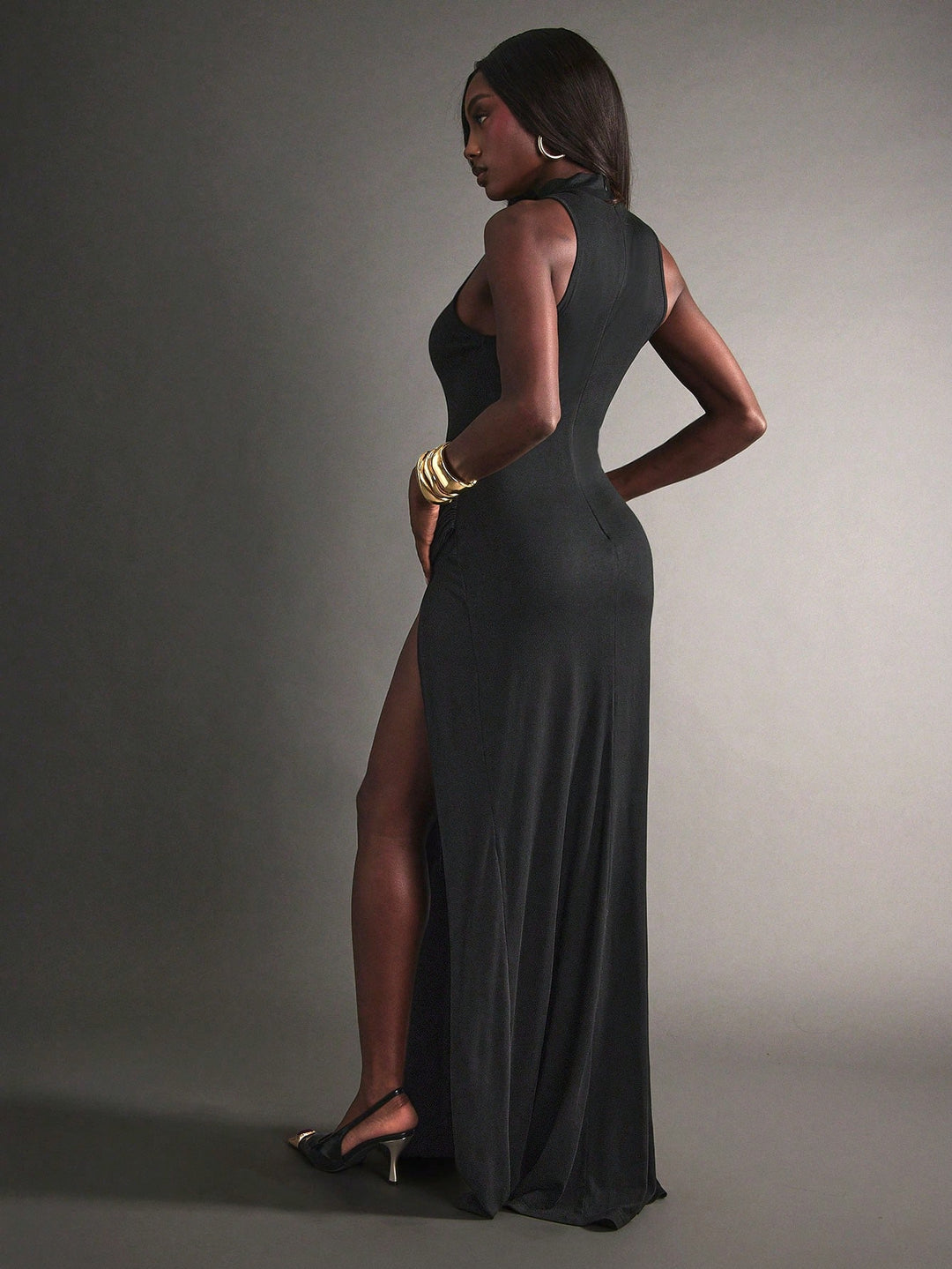 Rochie maxi SHEIN, negru