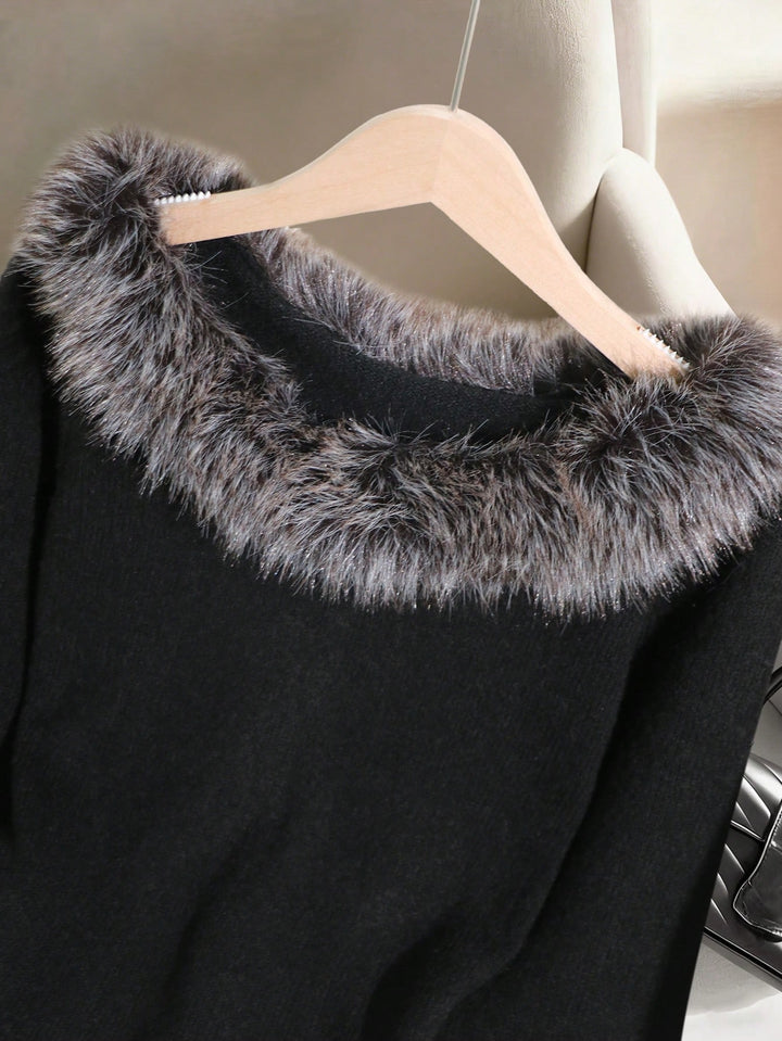 Pulover SHEIN, negru