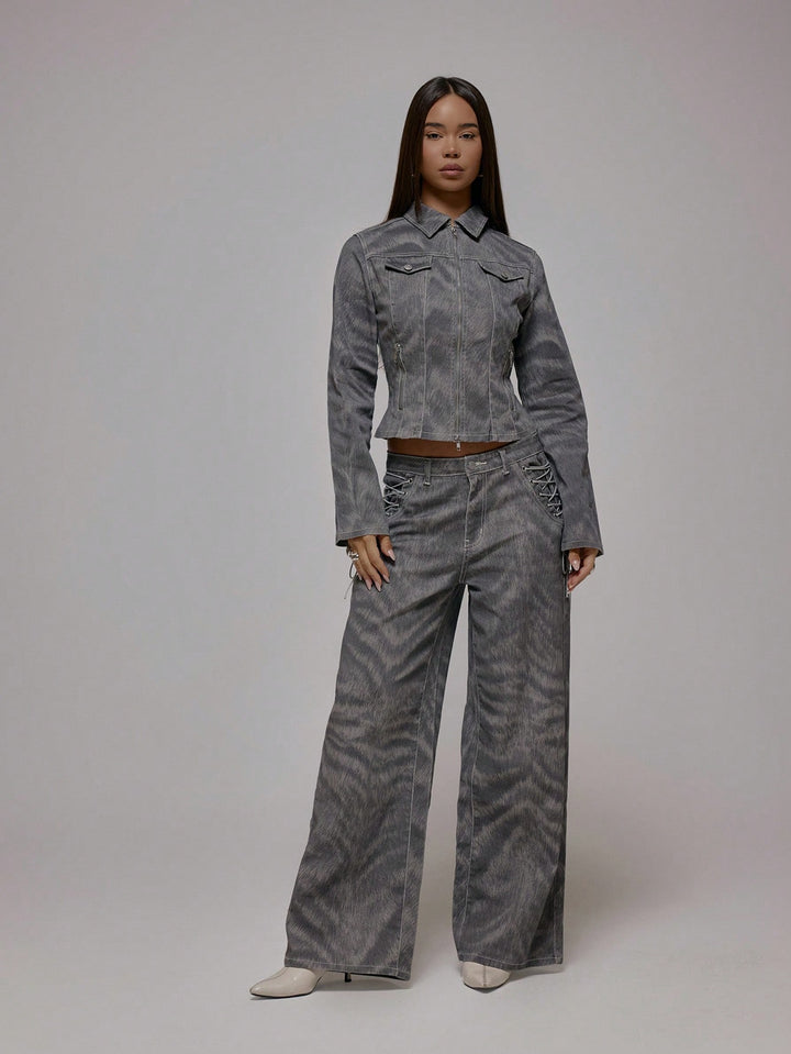 Jeans SHEIN, gri
