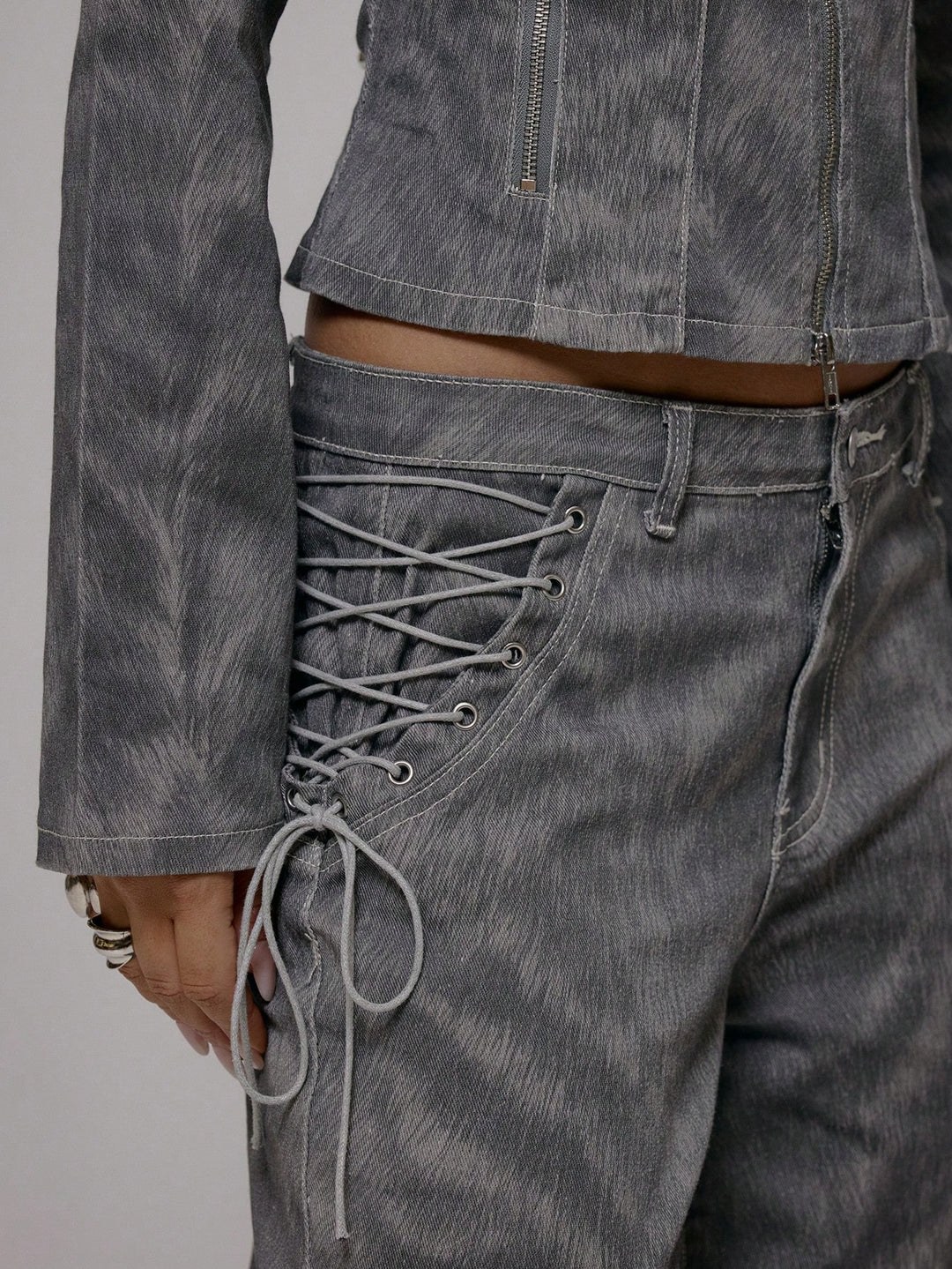 Jeans SHEIN, gri