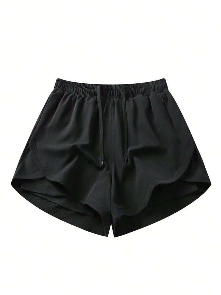 Pantaloni scurți SHEIN, negru