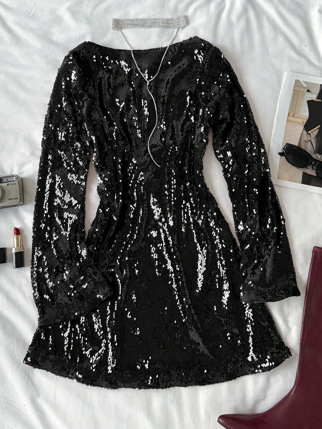 Rochie mini SHEIN, negru