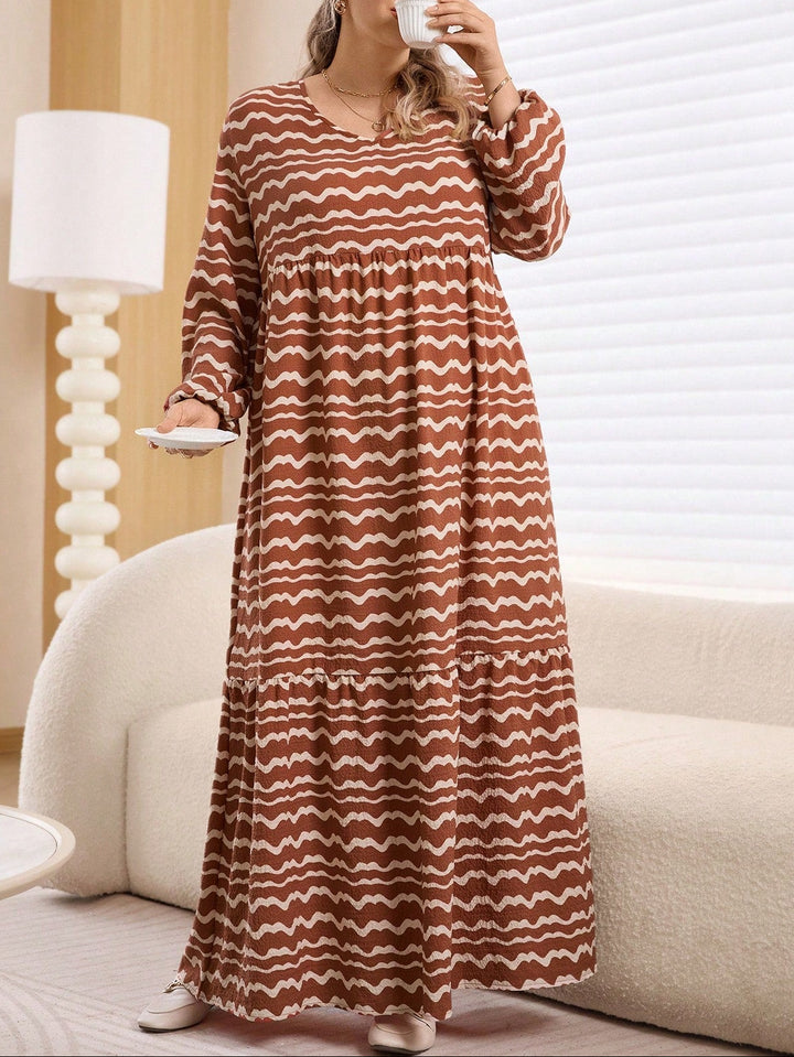 SHEIN mix color maxi ruha
