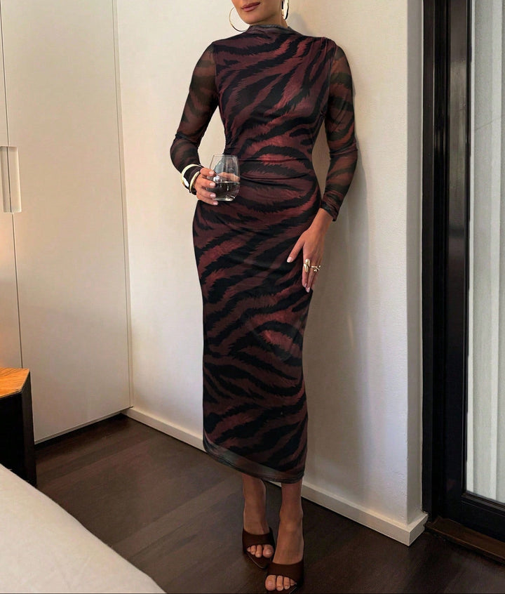 SHEIN Multicolor Midi Dress