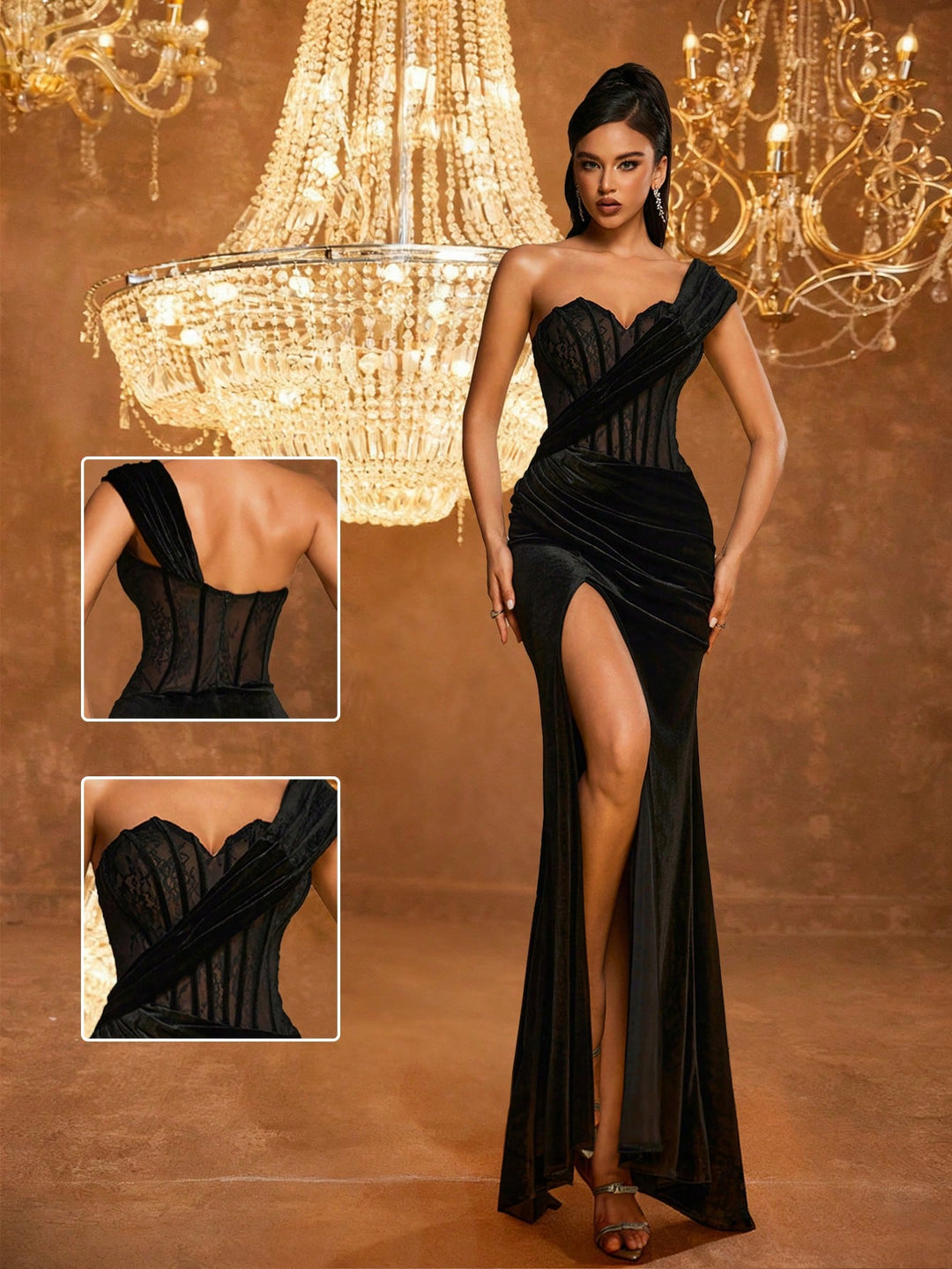 SHEIN ruha, fekete