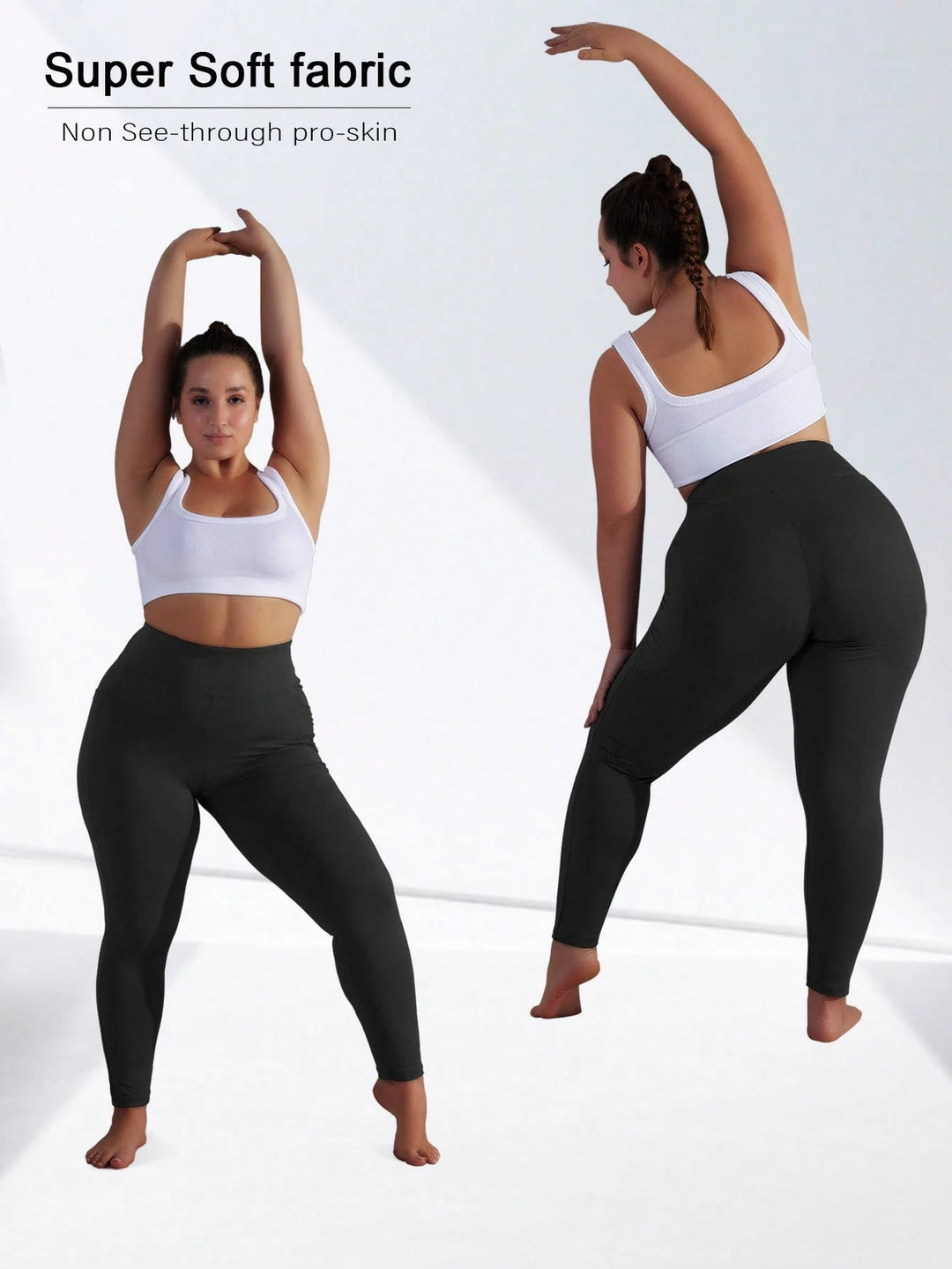 Leggings SHEIN, fekete
