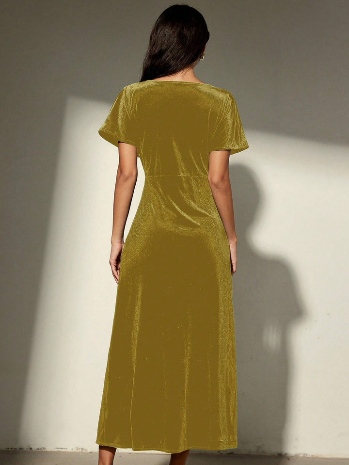 Rochie maxi SHEIN, galben