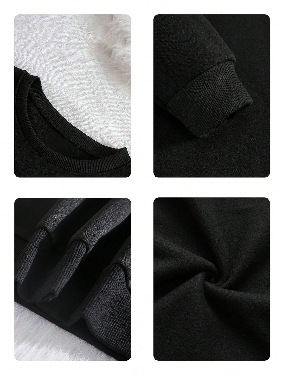 Blúz SHEIN, fekete