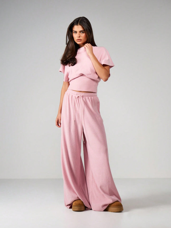 Set pijamale SHEIN, roz
