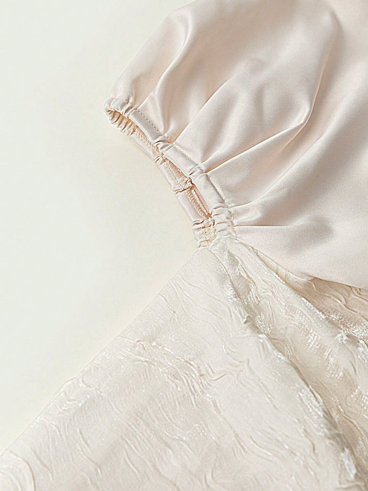 Tricou casual SHEIN, auriu