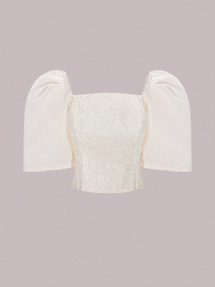Tricou casual SHEIN, auriu