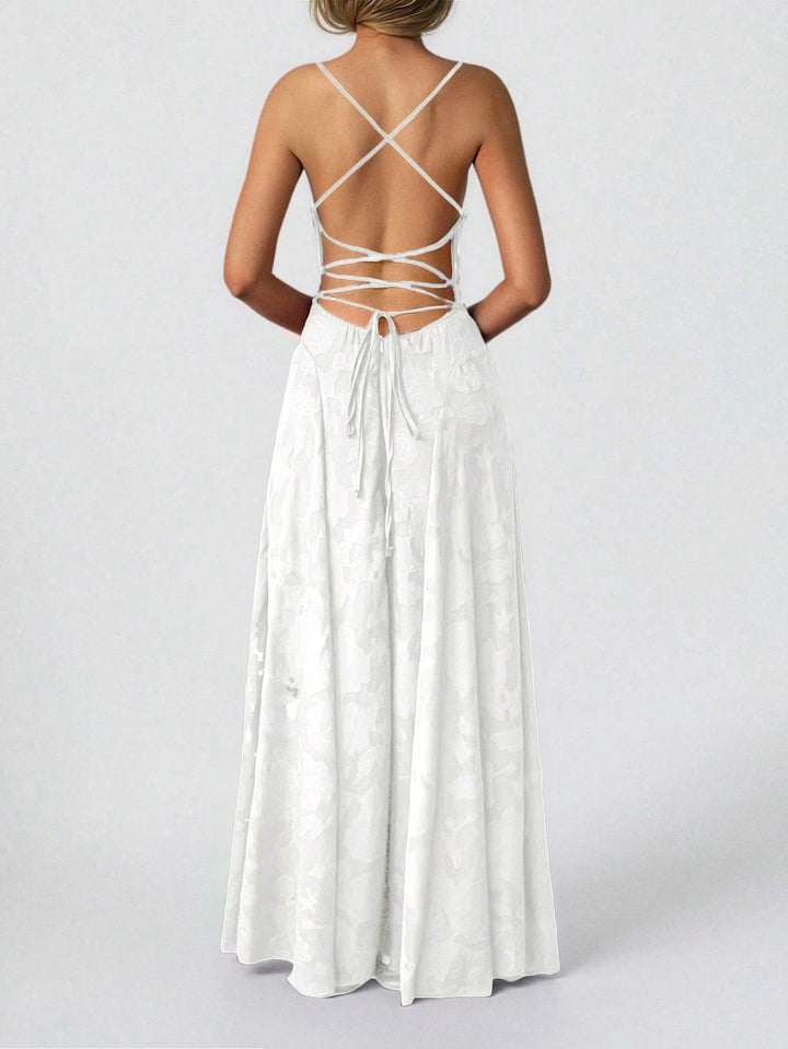 Rochie maxi SHEIN, alb