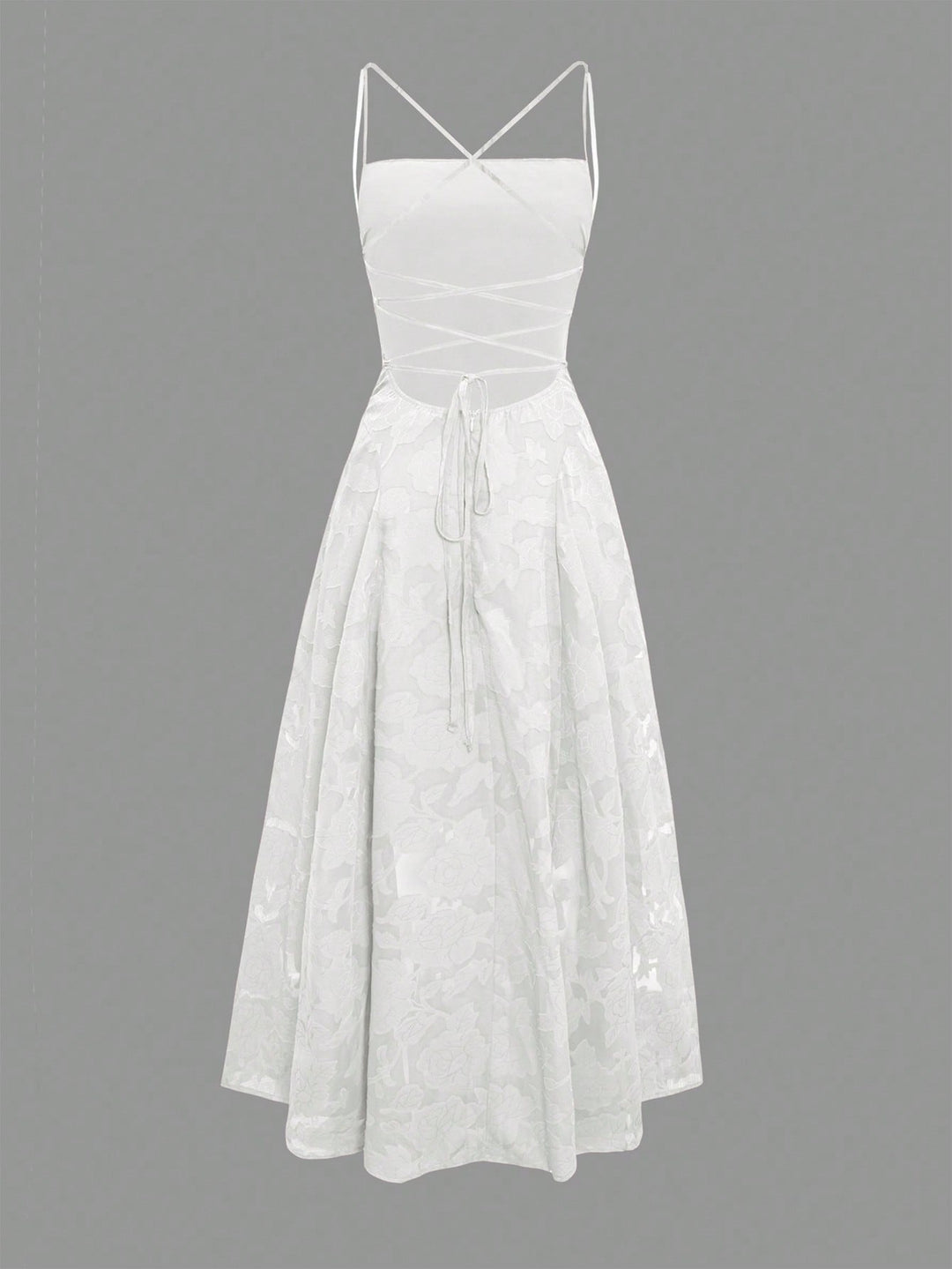 Rochie maxi SHEIN, alb