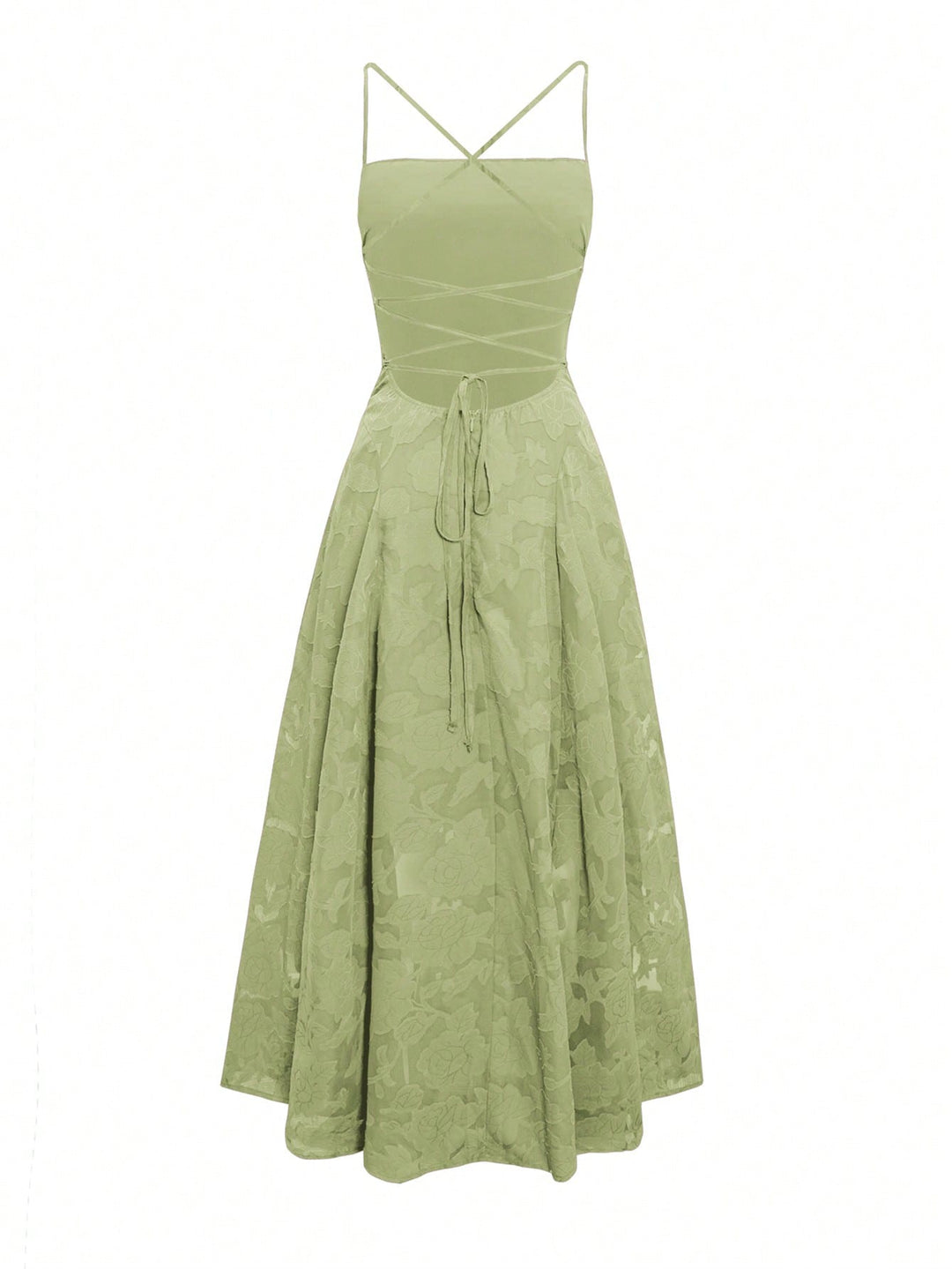 Rochie maxi SHEIN, verde