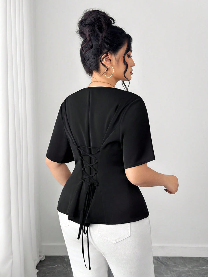 SHEIN blúz, fekete