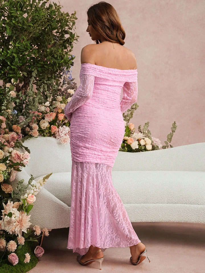 Rochie maxi SHEIN, roz