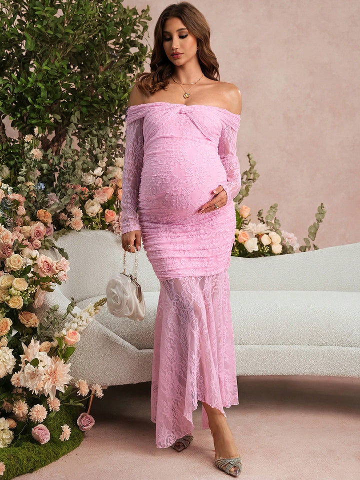 Rochie maxi SHEIN, roz