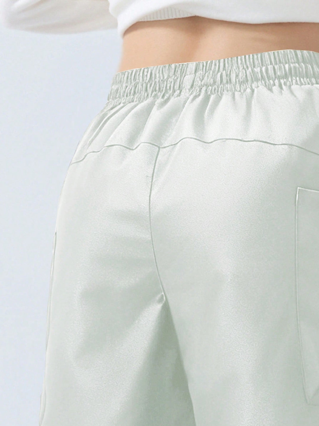 Pantaloni SHEIN, alb