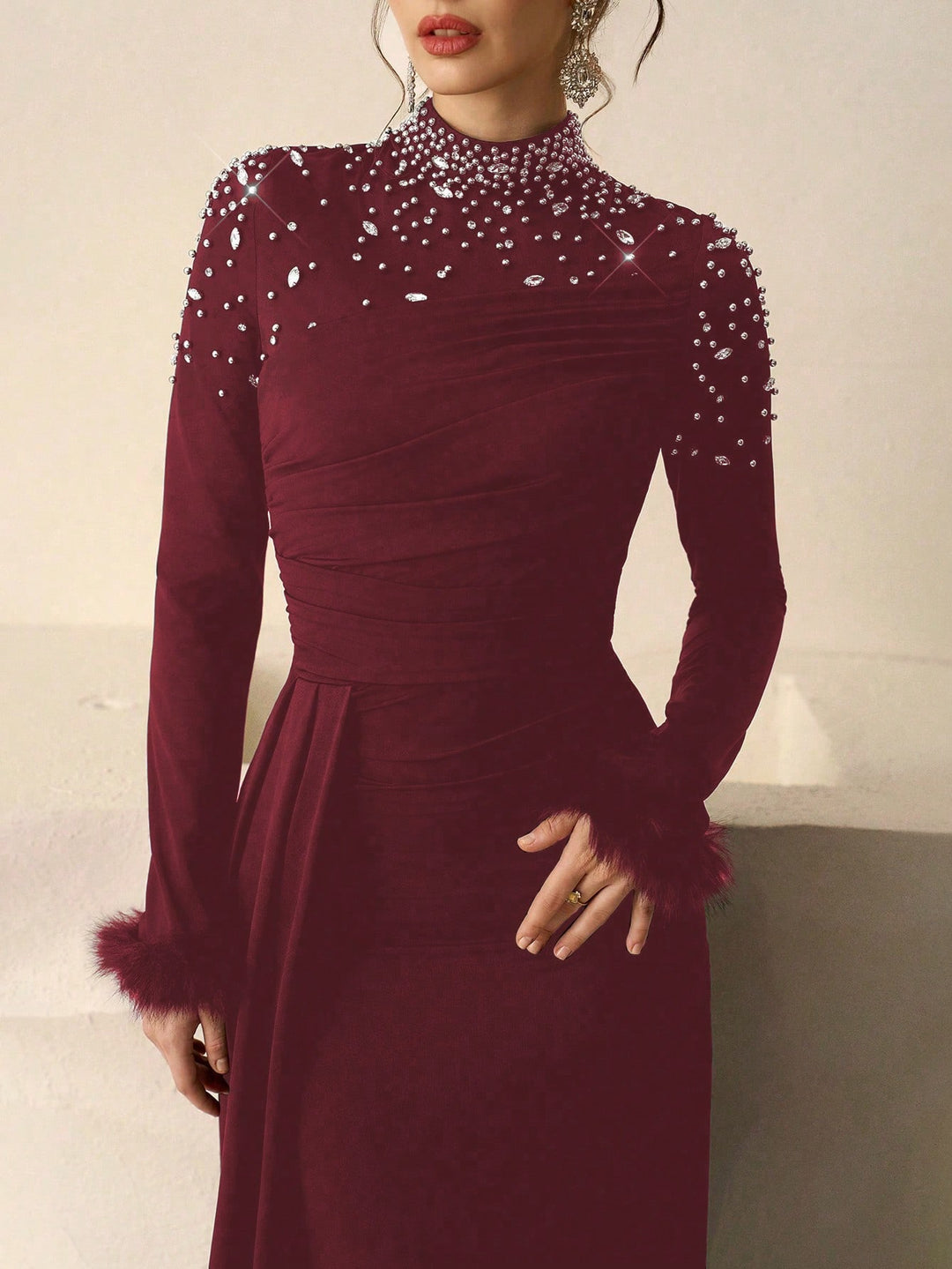 Rochie SHEIN, vișiniu
