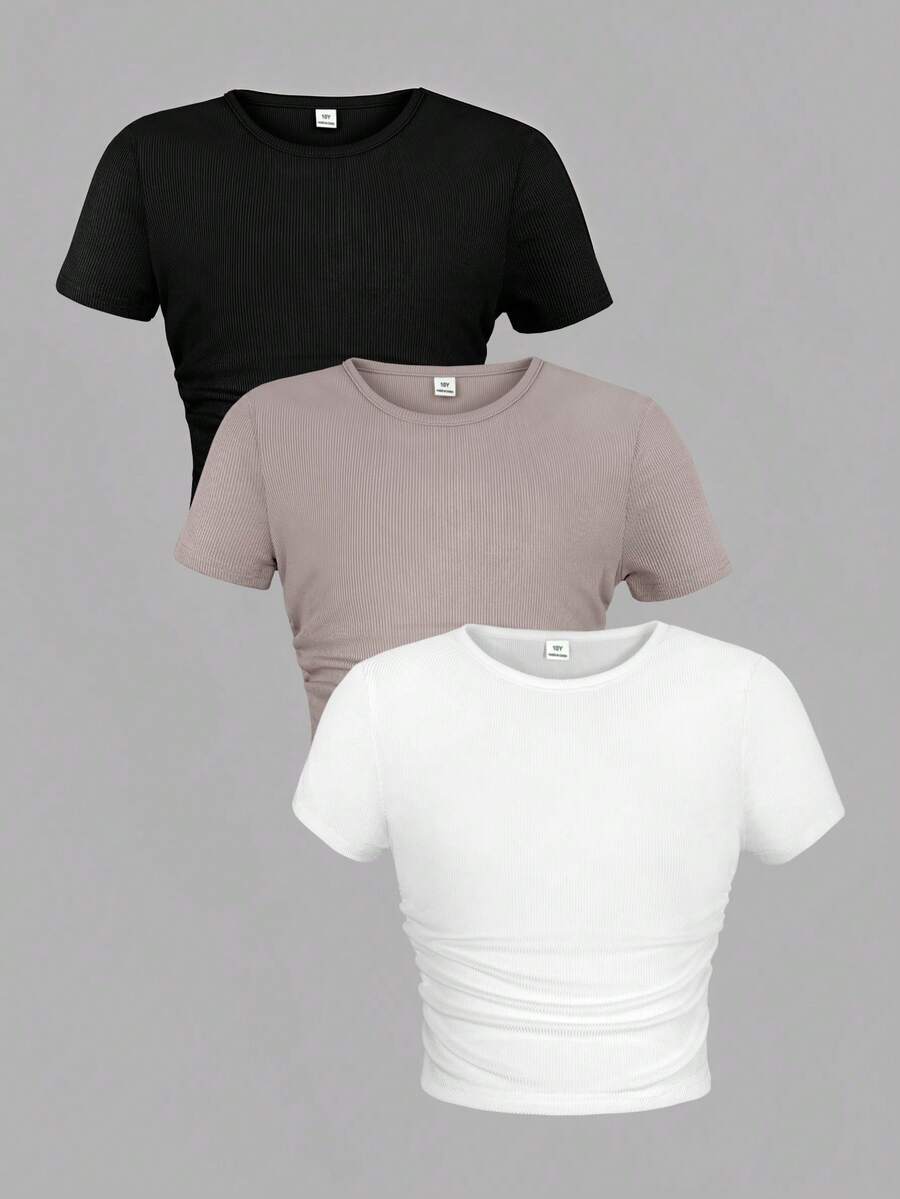 Set tricouri SHEIN, mix culori