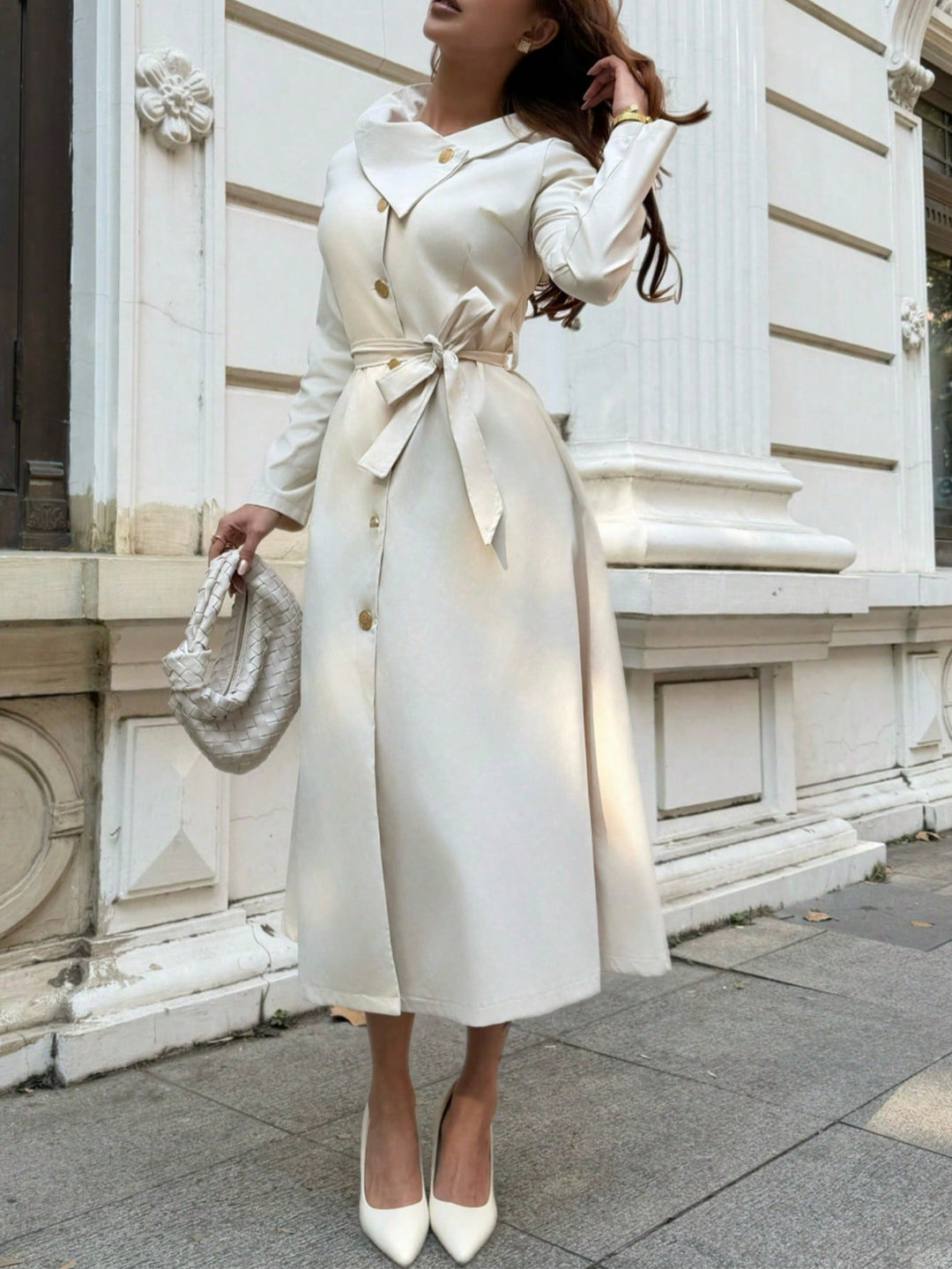 Trench SHEIN, bej