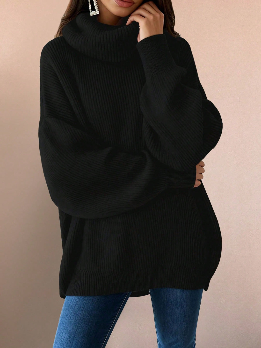 Pulover SHEIN, negru