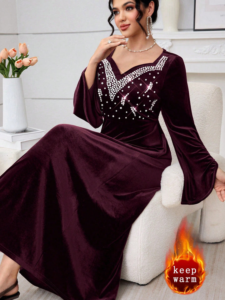 Rochie de ocazie SHEIN, vișiniu