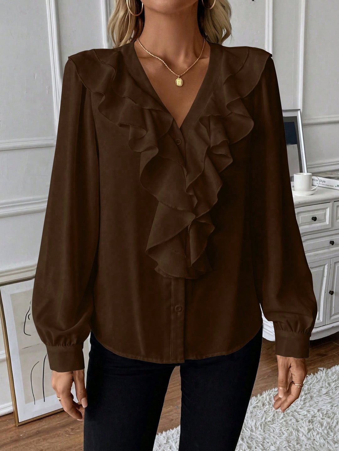 Bluza SHEIN, maro