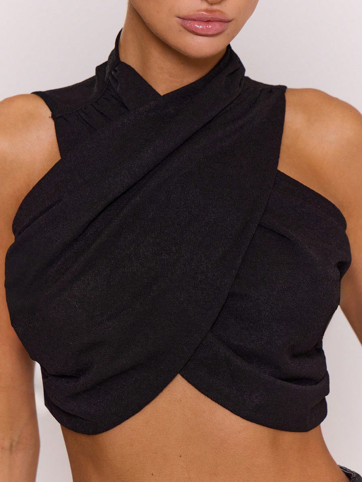 Top SHEIN, negru