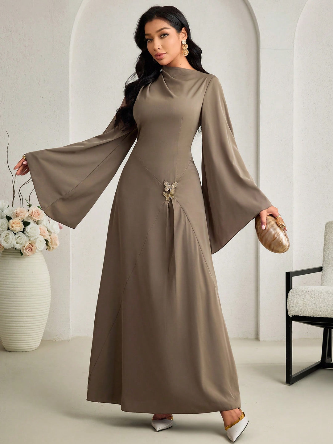 Rochie SHEIN, maro