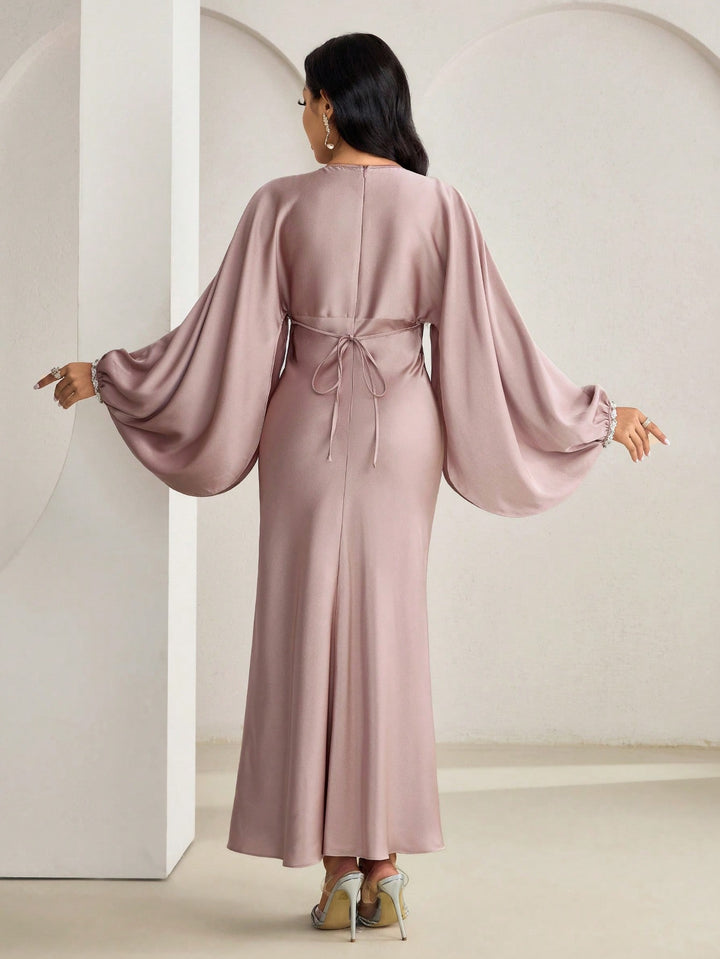 SHEIN maxi ruha, rózsaszín