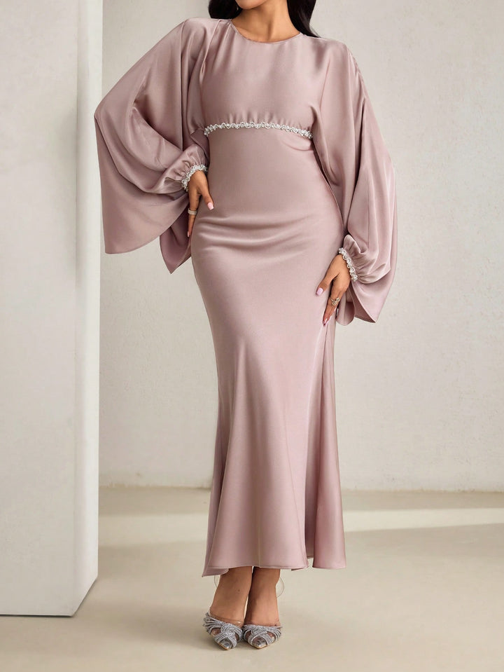 SHEIN maxi ruha, rózsaszín