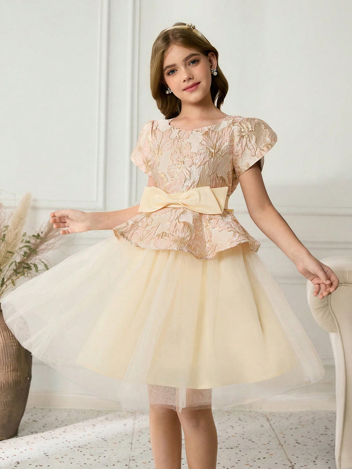 SHEIN party outfit, arany