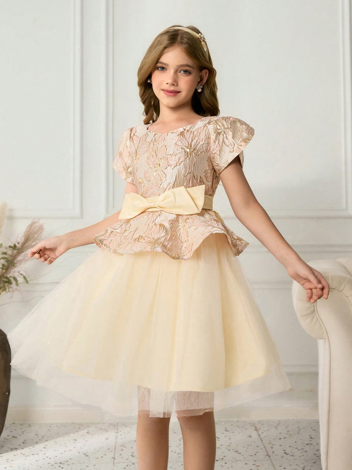 SHEIN party outfit, arany